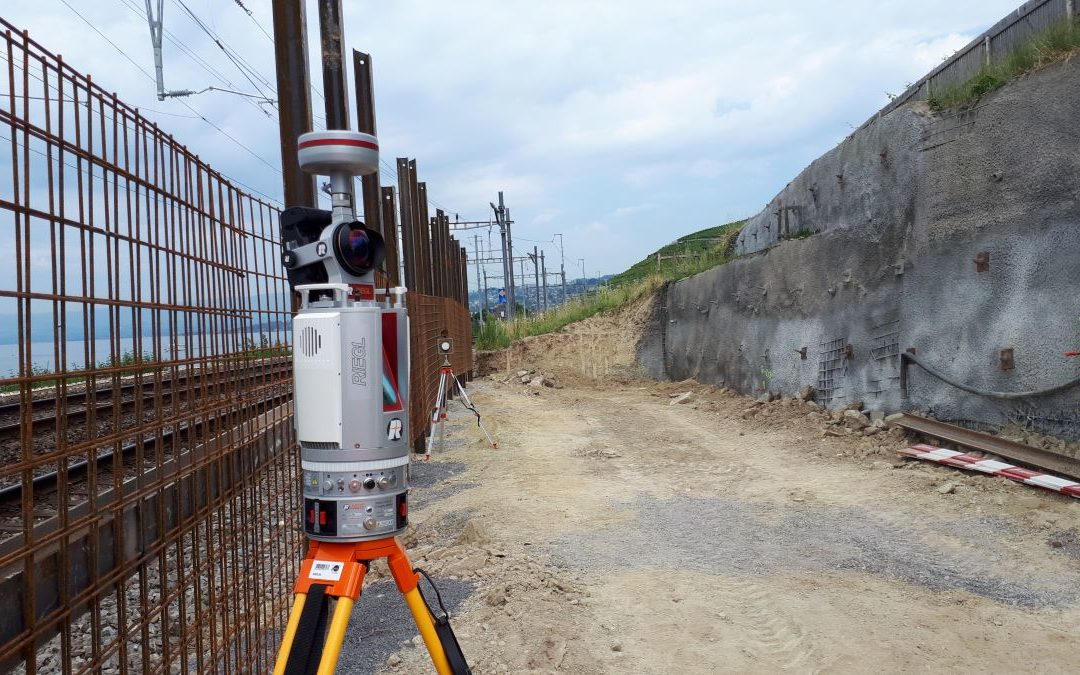 Gare de Cully – Monitorage surfacique de la paroi ancrée